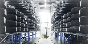 Mobile shelf EMX for tires