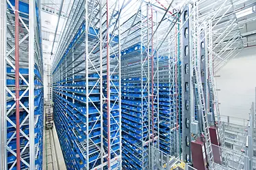 Automated miniload system at Brose