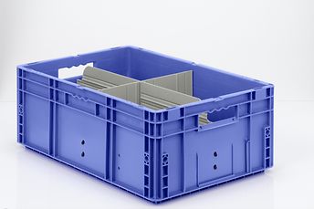 Multi functional container MF 6220 PP with dividers