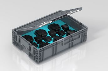 EUROFIX container EF 4170 PP - dimensions 400 x 300 x 170 mm